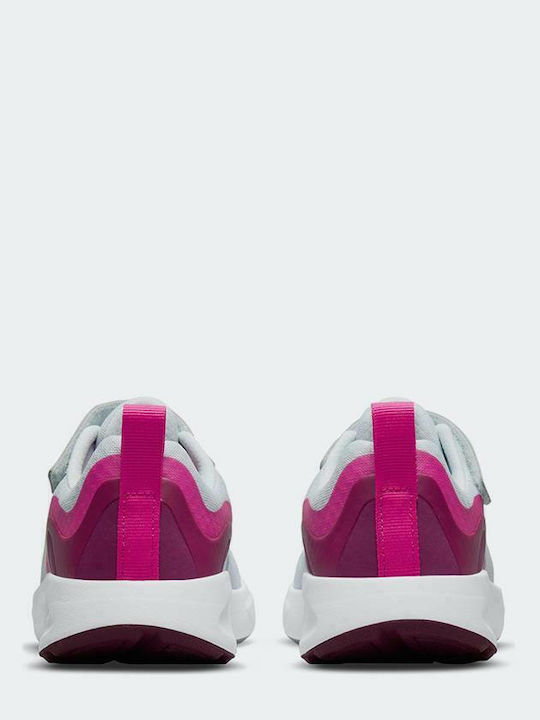 Wearallday Αθλητικά Παιδικά Παπούτσια Running με Σκρατς Γκρι