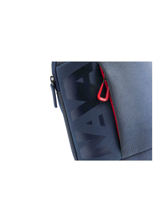 Nava Design Ανδρική Τσάντα Ώμου / Χιαστί σε Navy Μπλε χρώμα