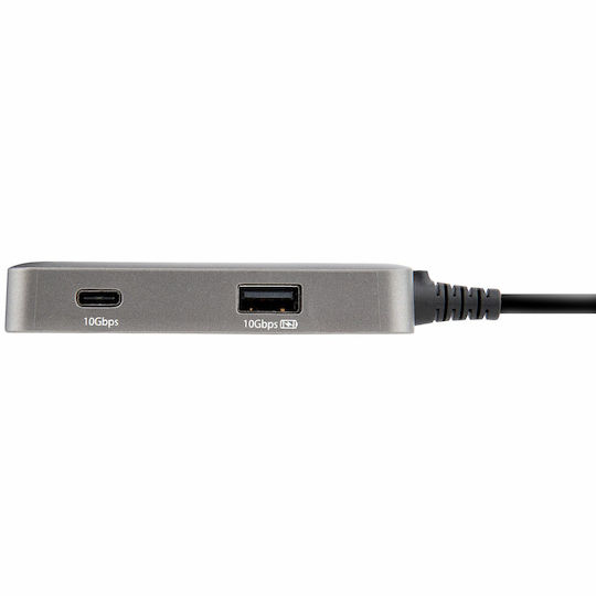 StarTech USB-C Docking Station με HDMI 4K PD Ethernet Ασημί (DKT31CHPD3)