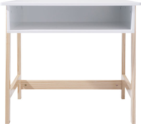Kids Desk made of Melamine White 58x46x52cm