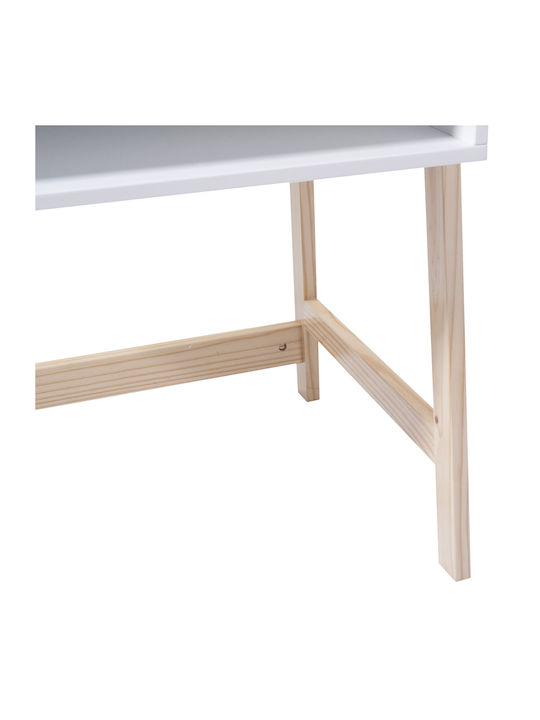 Kids Desk made of Melamine White 58x46x52cm