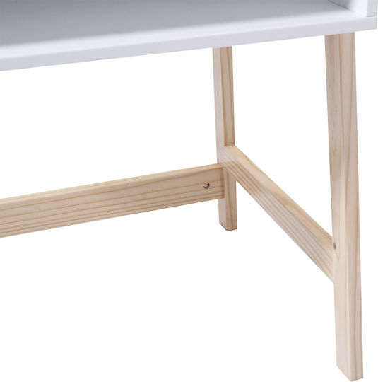 Kids Desk made of Melamine White 58x46x52cm
