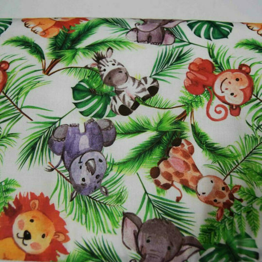 Decocraft Jungle Crib Bumpers Classic Inside Green 25x150cm