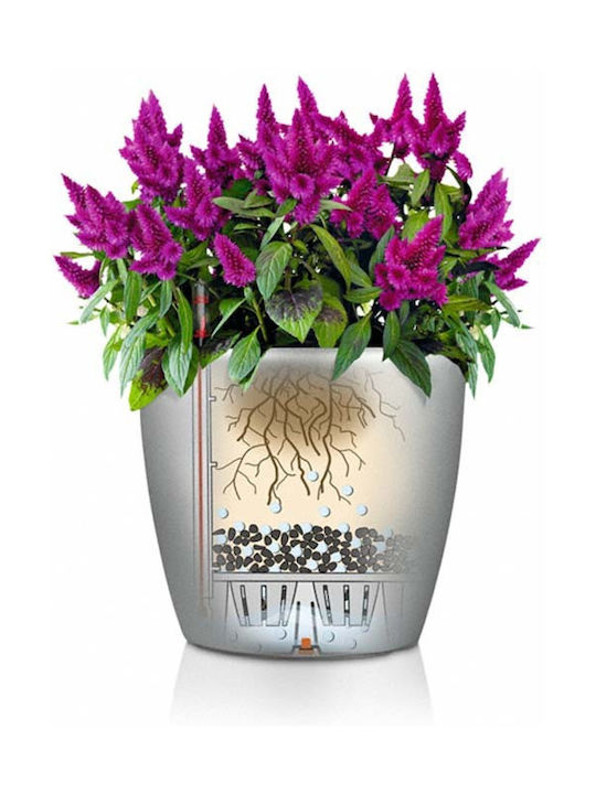 Lechuza Classico Self-watering Pot Plastic White 42x42x39.5cm.