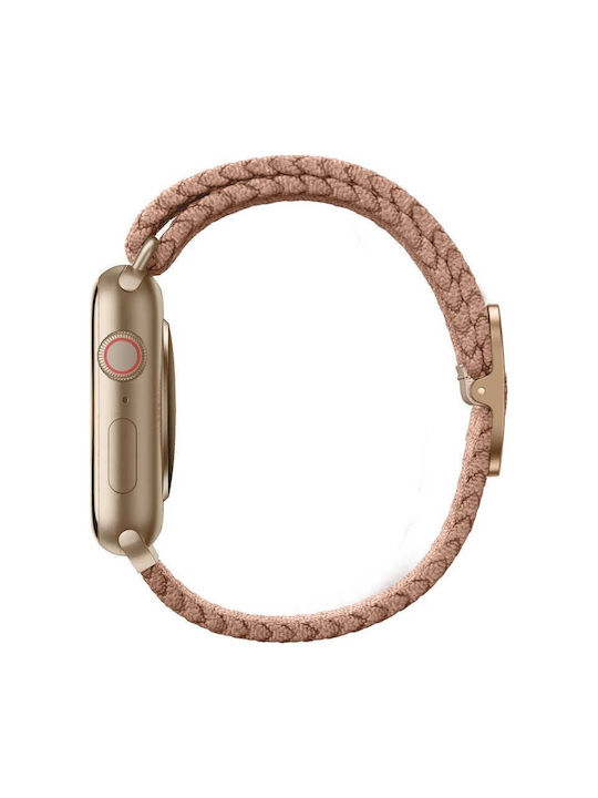 Uniq Aspen Braided Armband Stoff Rosa (Apple Watch 38/40/41/42mm) UNIQ-40MM-ASPPNK