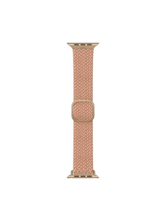 Uniq Aspen Braided Armband Stoff Rosa (Apple Watch 38/40/41/42mm) UNIQ-40MM-ASPPNK