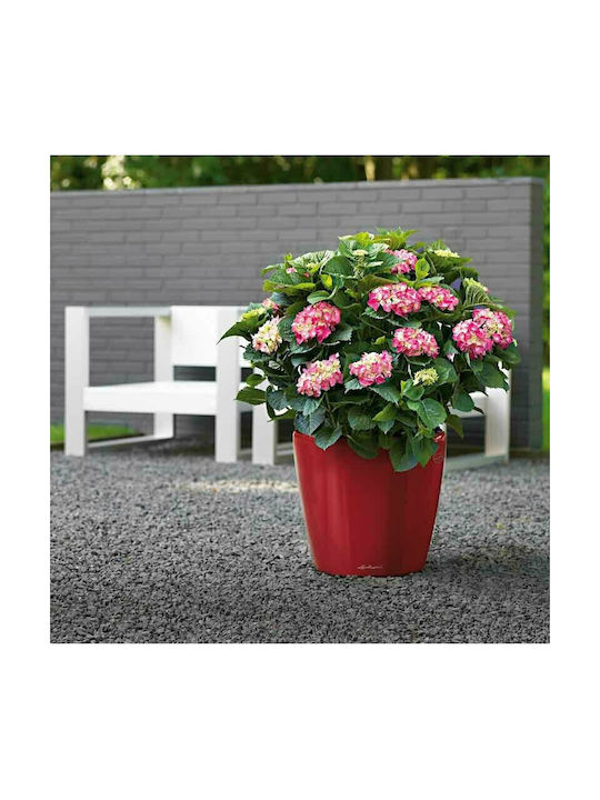 Lechuza Classico Premium 28 Flower Pot Self-Watering 28.5x26cm Scarlet Red 16047