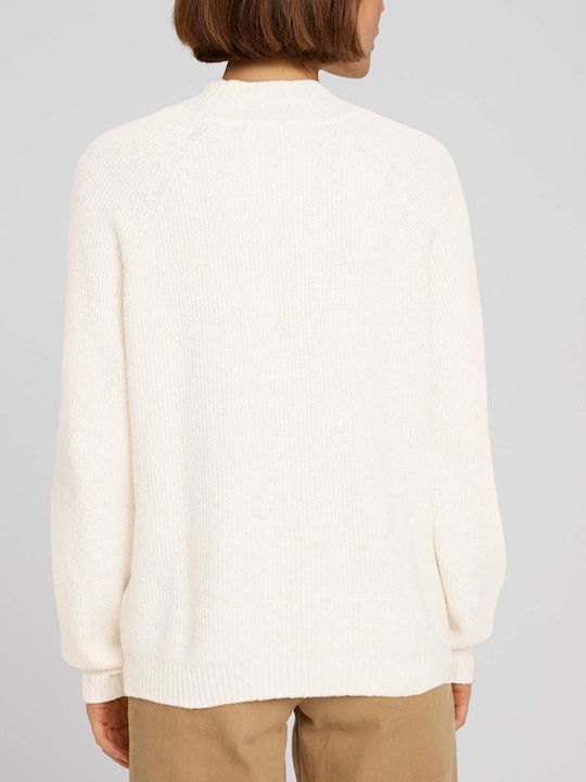 Tom Tailor Damen Langarm Pullover Baumwolle Beige