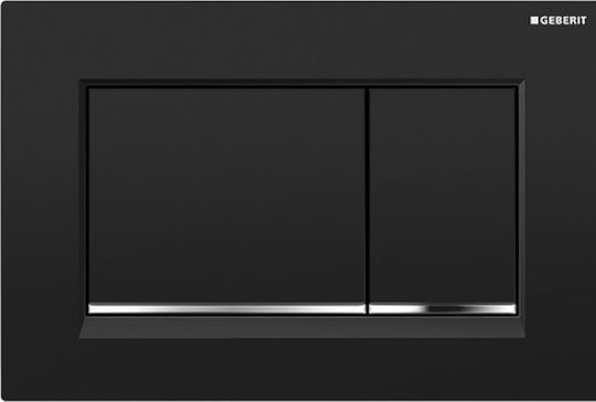Geberit Sigma 30 Flush Plate Dual Flush Black