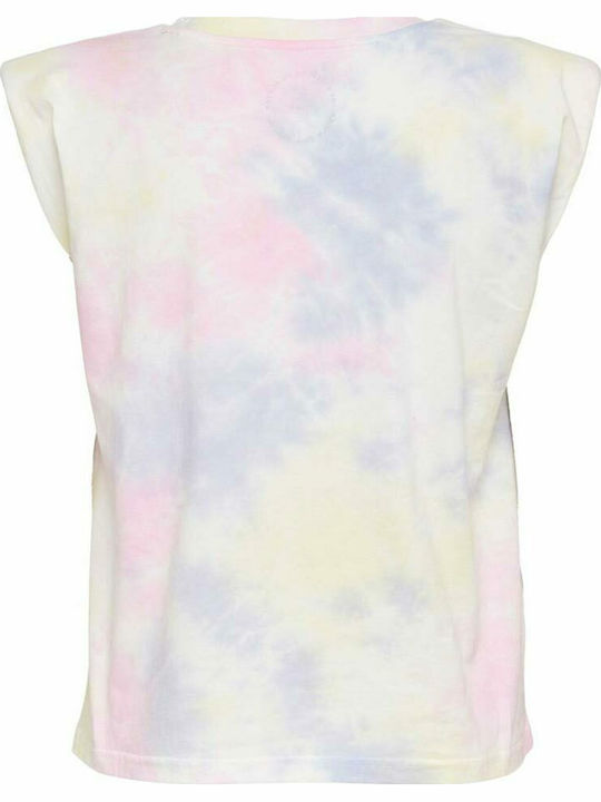 Amy Women's Summer Blouse Cotton Sleeveless Υellow