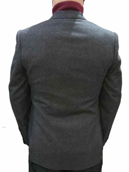 JACHETĂ DE IARNĂ DIN TWEED ANTRACIT 899-3 TIPTOPTAILORS (899-3-ANTHRACITE)