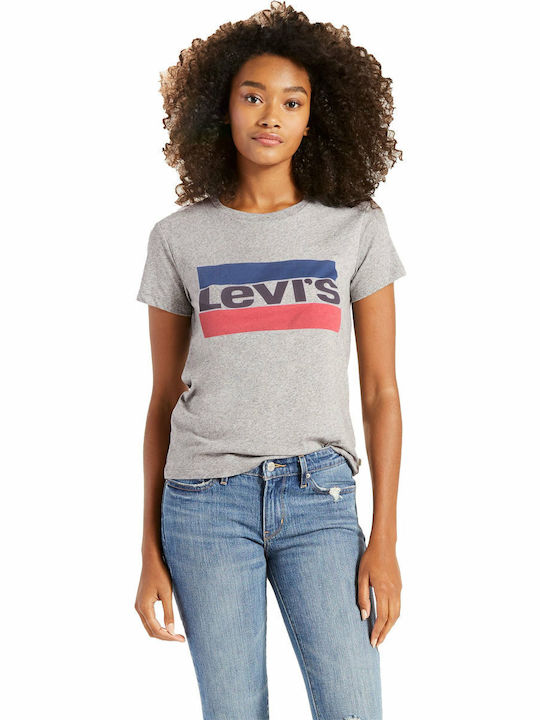 The Perfect Graphic Γυναικείο T-shirt Γκρι