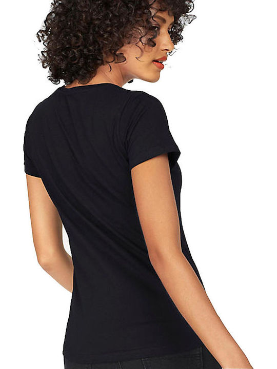 Virginia Bluze Damă T-shirt Negru