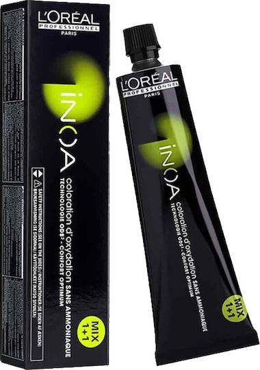 L'Oréal Professionnel Inoa Βαφή Μαλλιών Χωρίς Αμμωνία 7.18 Ξανθό Σαντρέ Μόκα 60ml