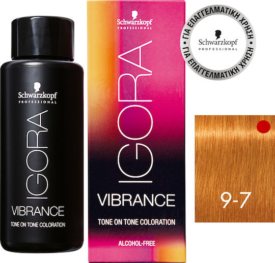 Schwarzkopf Igora Vibrance Полуперманентна Боя за Коса Без Амоняк 9-7 60 ml