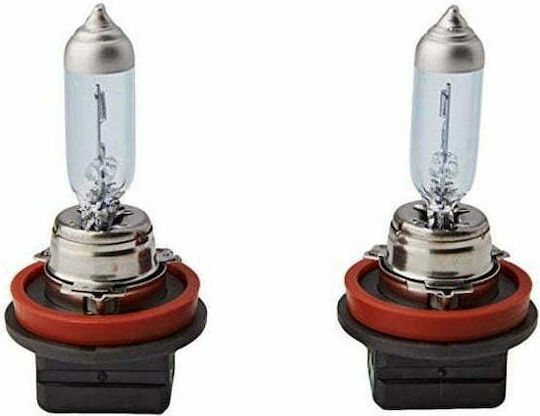 M-Tech Lamps Car & Motorcycle Powertec Super White H11 Halogen 3450K Warm White 12V 55W 2pcs