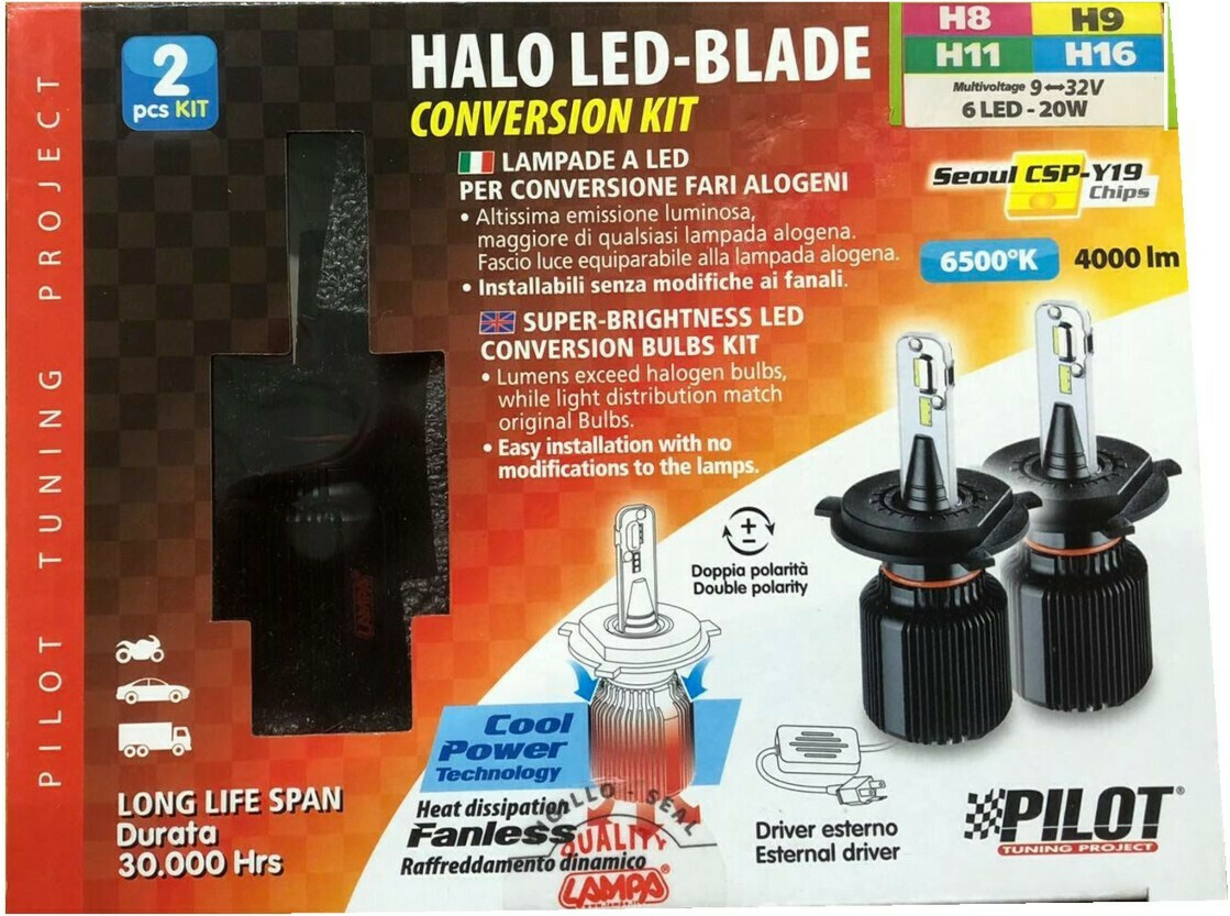 Kit lampadine a Led H11 Lampa-Pilot HALO LED - BLADE