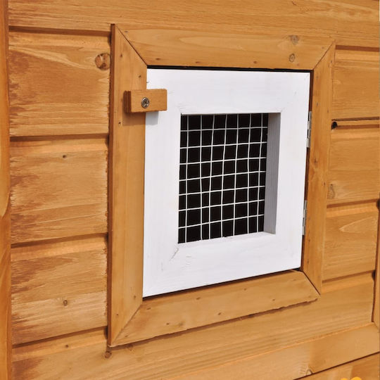 vidaXL 170173 Wooden Cage for Rabbits 142x50x101cm