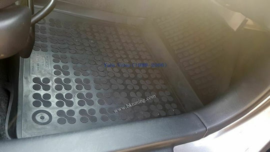 Rezaw Plast Set of Front and Rear Mats 3pcs Tray Type for Toyota Urban Cruiser 2009+ Black
