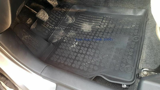 Rezaw Plast Set of Front and Rear Mats 3pcs Tray Type for Toyota Urban Cruiser 2009+ Black