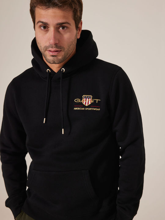 Archive Shield Sweatshirt mit Kapuze Schwarz