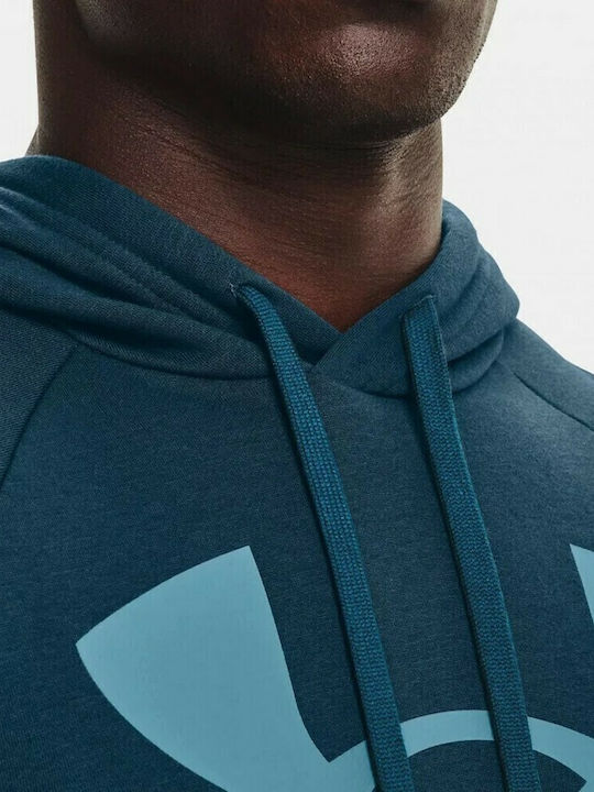 Rival Big Sweatshirt Fleece with Hood Navy