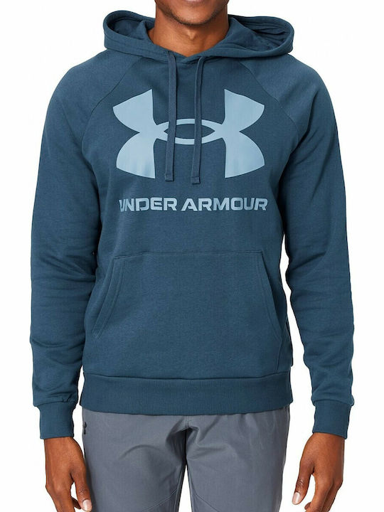 Rival Big Sweatshirt Fleece with Hood Navy