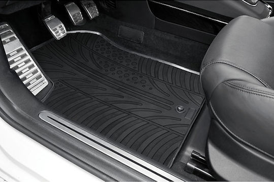 Lampa Set of Front and Rear Mats 4pcs Tray Type for Alfa Romeo Giulietta 2010 Black