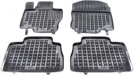 Rezaw Plast Set of Front and Rear Mats 4pcs Tray Type for Mercedes-Benz GLE 2019+ Black