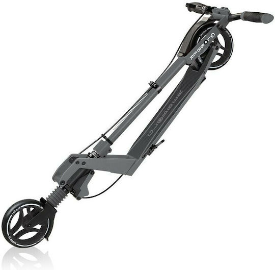 Globber Kids Scooter Foldable One K165 Deluxe 2-Wheel for 14+ Years Silver
