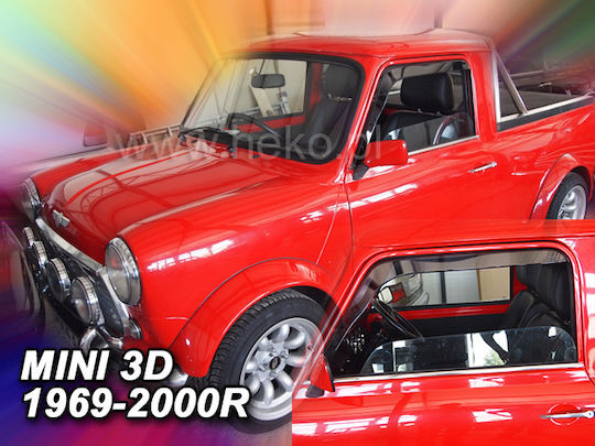 Heko Set deflectoare de vânt Dark Fime pentru Mini Cooper 2buc