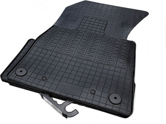 Cik Set of Front and Rear Mats 4pcs for Audi Q5 2017+ Black