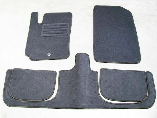 Petex Σετ Μπροστινά και Πίσω Πατάκια 5τμχ για Citroen Xsara Picasso 1999-2010 Μαύρα