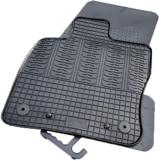 Cik Set of Front and Rear Mats 4pcs for Ford Ka 2017+ Black