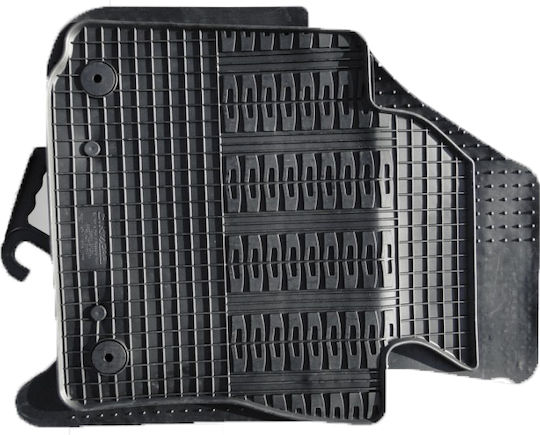 Cik Satz Vorder- und Hintermatten 4Stück aus Gummi für Volkswagen Touran 2003-2015 Schwarz