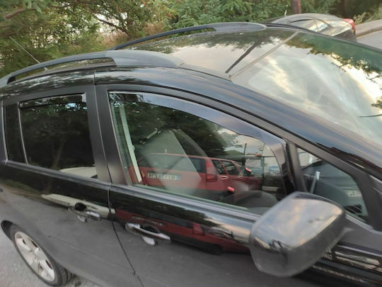 Heko Set of Windbreakers Front and Rear Car Dark Fime for Mazda 5 4pcs