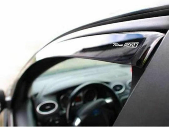 Heko Set of Windbreakers Front Car Dark Fime for Alfa Romeo Giulietta 2pcs
