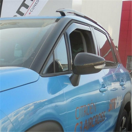 Farad Set of Windbreakers Front Car for Citroen C3 Aircross 2pcs