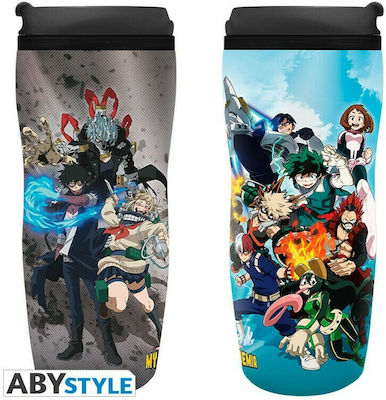 Abysse Heroes vs Villains Κούπα Πλαστική Πολύχρωμη 355ml