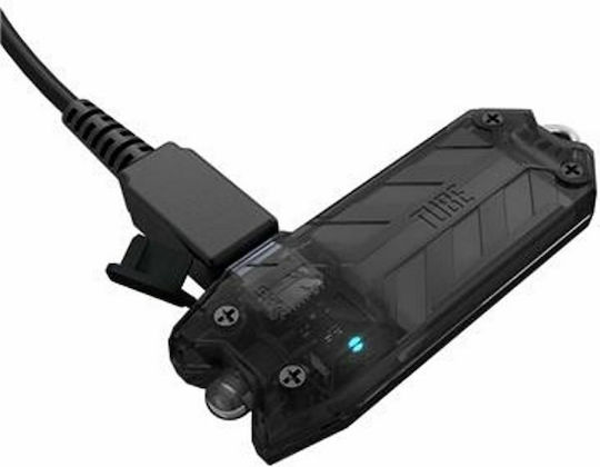 NiteCore Rechargeable Keychain Flashlight LED IP65 with Maximum Brightness 45lm Tube Embedded Black
