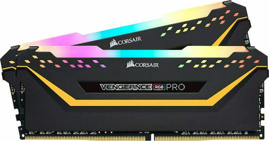 Corsair Vengeance RGB Pro TUF Gaming 16GB DDR4 RAM with 2 Modules (2x8GB) and 3200 Speed for Desktop