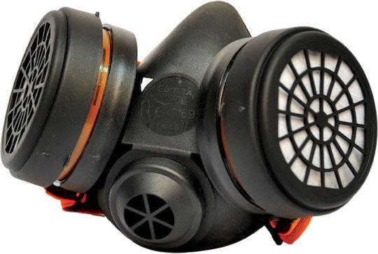Climax Mask Half Face with A1 filters 755 Black