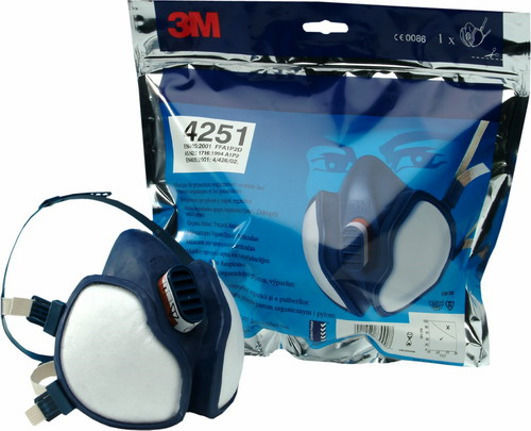 3M Μάσκα Μισού Προσώπου Αερίων & Ατμών