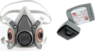 3M Mask Half Face με Φίλτρα 6035 P3 6300