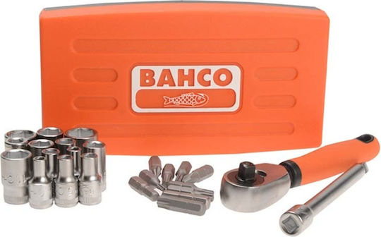 Bahco Set Ratchet 1\4" 25pcs