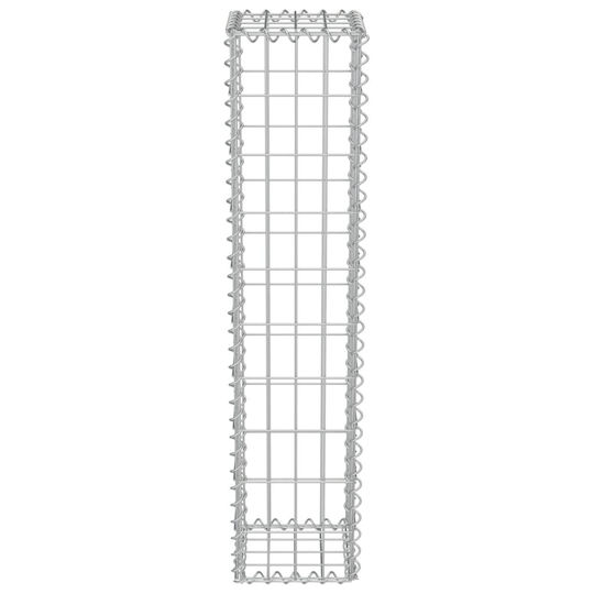vidaXL Wall Garden Fencing Material with Covers 1pcs Silver