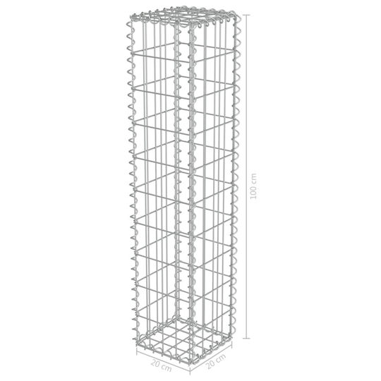 vidaXL Wall Garden Fencing Material with Covers 1pcs Silver