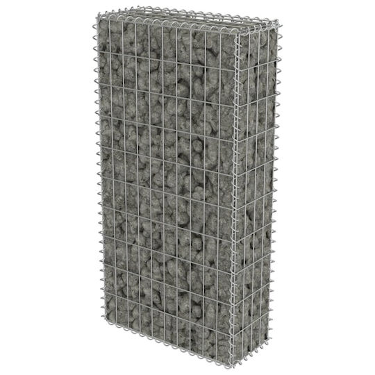 vidaXL Wall Garden Fencing Material with Covers 1pcs Silver