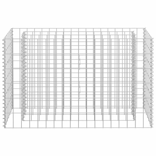 vidaXL Planter Garden Fencing Material 1pcs Silver