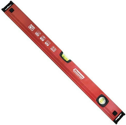 Benman L12 70964 Spirit Level Aluminum 50cm with 3 Eyes